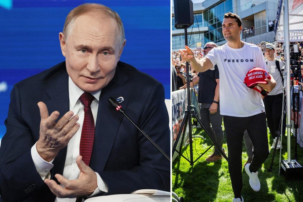 قال بوتين إن قتل تشارلي كارك كان “وحشية مثيرة للاشمئزاز” كشفت “صدع عميق” في أمريكا